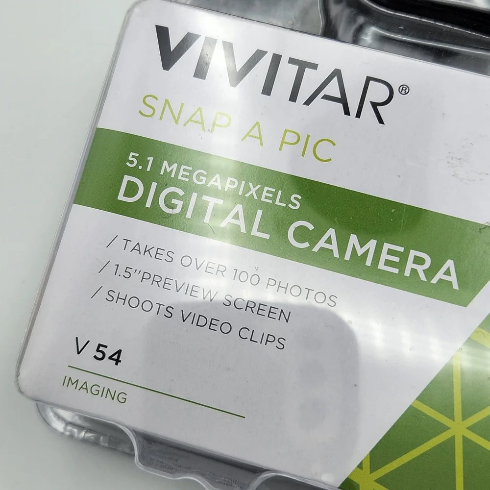 Vivitar NEW! ViviCam 54 Black Digital Camera